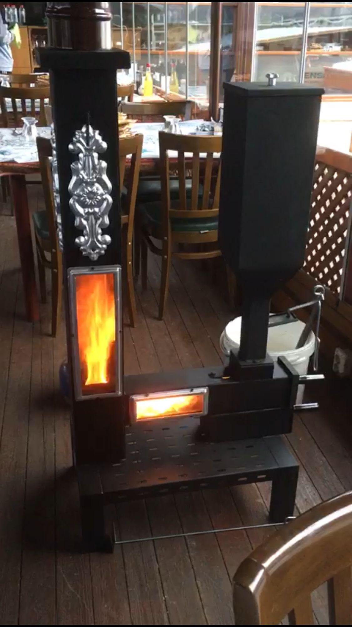 Kule Model Pelet Soba - 120-150 m² Isıtma