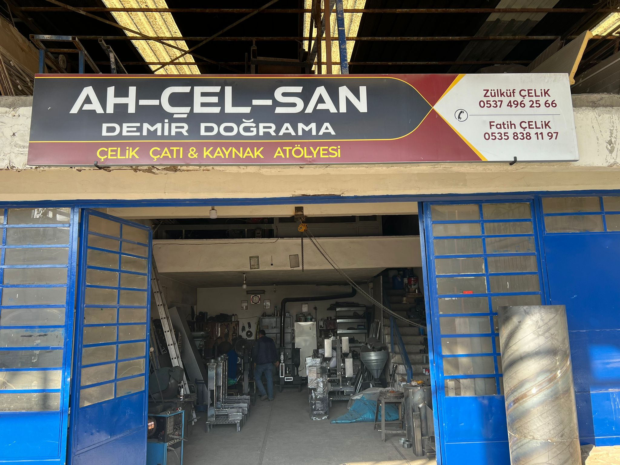 AH-ÇEL-SAN Demir Doğrama Atölyesi - Pelet Soba ve Kuzine Soba Üretim Tesisi