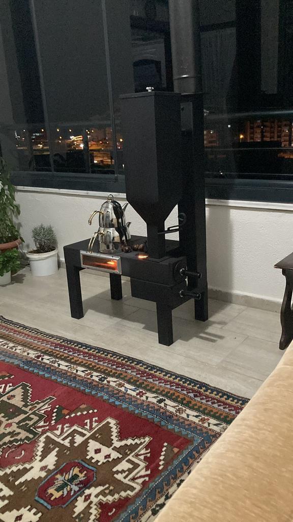 Yatay Model Pelet Soba - 120 m² Isıtma