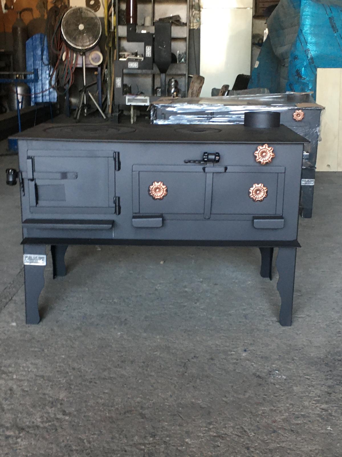 Kuzine Soba 1 - 50x90 cm Fırınlı Odunlu