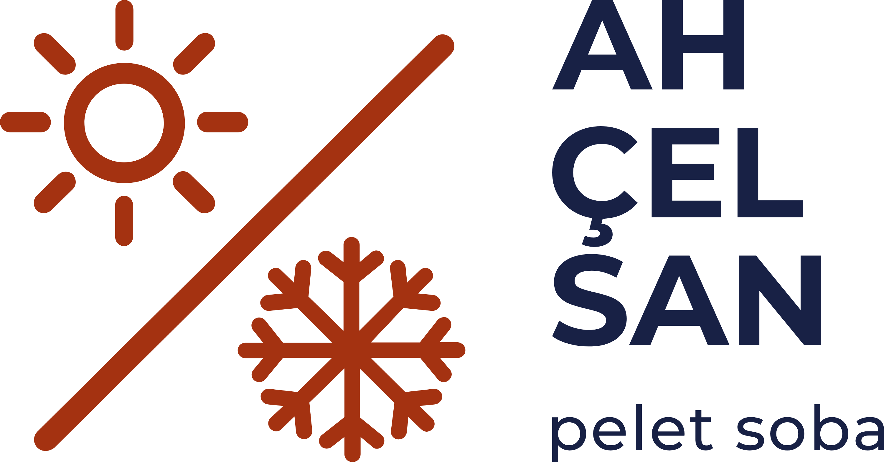 AH-ÇEL-SAN Demir Doğrama Logo - Pelet Soba ve Kuzine Soba Üreticisi